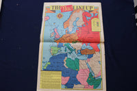 1940 SEP 1 SUNDAY NEWS PICTURE NEWSPAPER - CHARLES BOYER - COLOR MAP - E 22715