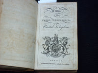 1820 THE ROYAL KALENDAR AND REGISTER - HARDCOVER - NICE ILLUSTRATIONS - KD 7587
