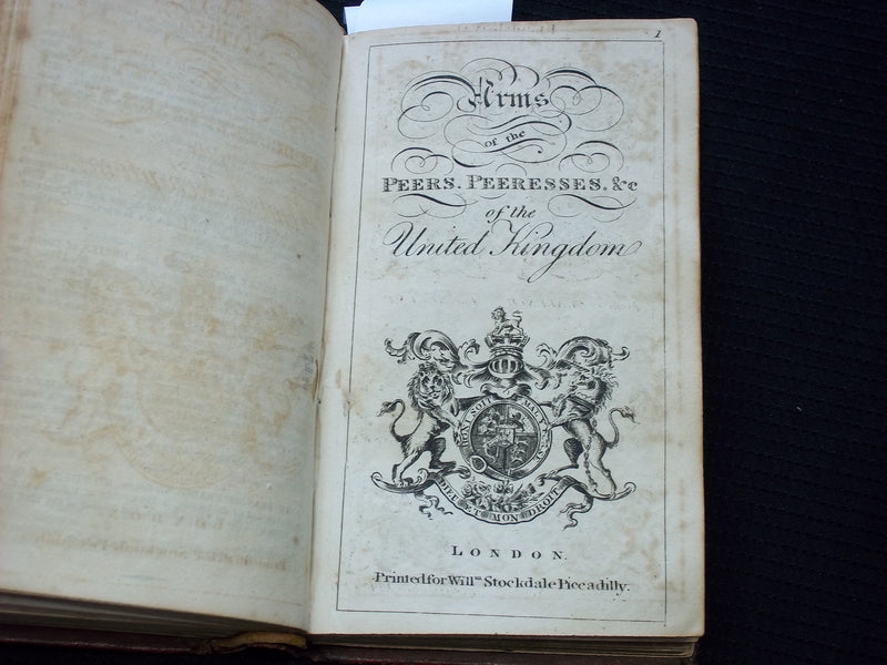 1820 THE ROYAL KALENDAR AND REGISTER - HARDCOVER - NICE ILLUSTRATIONS - KD 7587