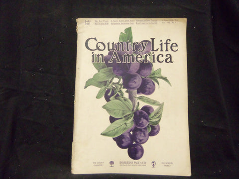 1905 JULY COUNTRY LIFE IN AMERICA MAGAZINE - GREAT COVER & ADS - ST 1383