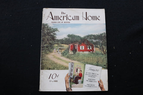 1942 FEB THE AMERICAN HOME MAGAZINE - SECOND LINE OF DEFENSE COVER - E 10122