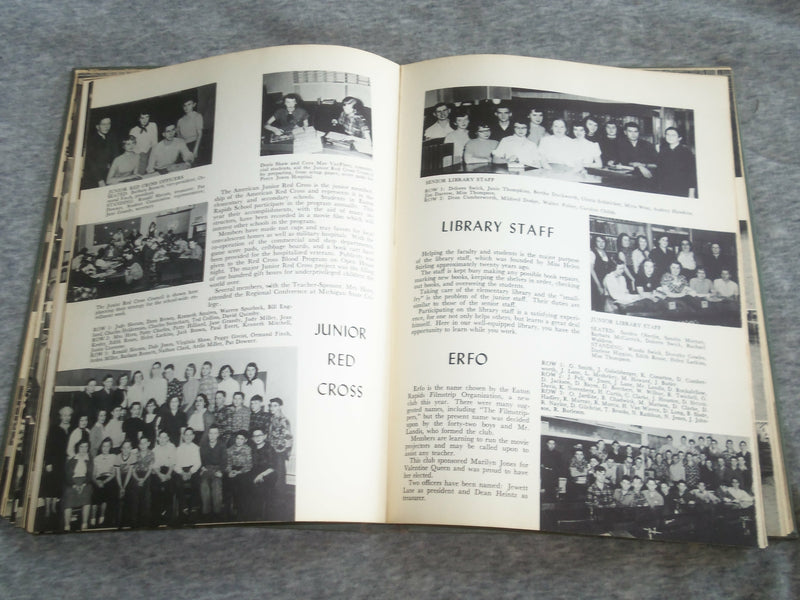1953 EATONIAN EATON RAPIDS HIGH SCHOOL YEARBOOK - EATON RAPIDS, MI - YB 2575