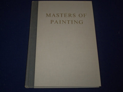 1964 MASTERS OF PAINTING BOOK BY BERNARDINE KIELTY - NICE ILLUSTRATIONS- KD 2691