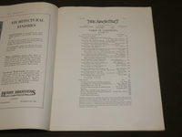 1917 OCTOBER THE ARCHITECT MAGAZINE VOLUME 14 NO. 4 - NICE PHOTOS - ST 6946