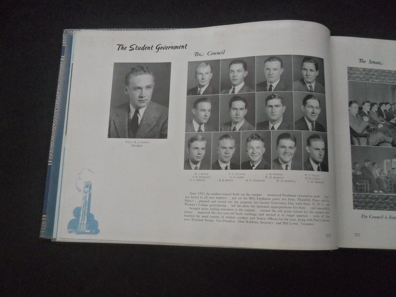 1941 AGROMECK NORTH CAROLINA STATE COLLEGE YEARBOOK - RALEIGH, NC - YB 2951