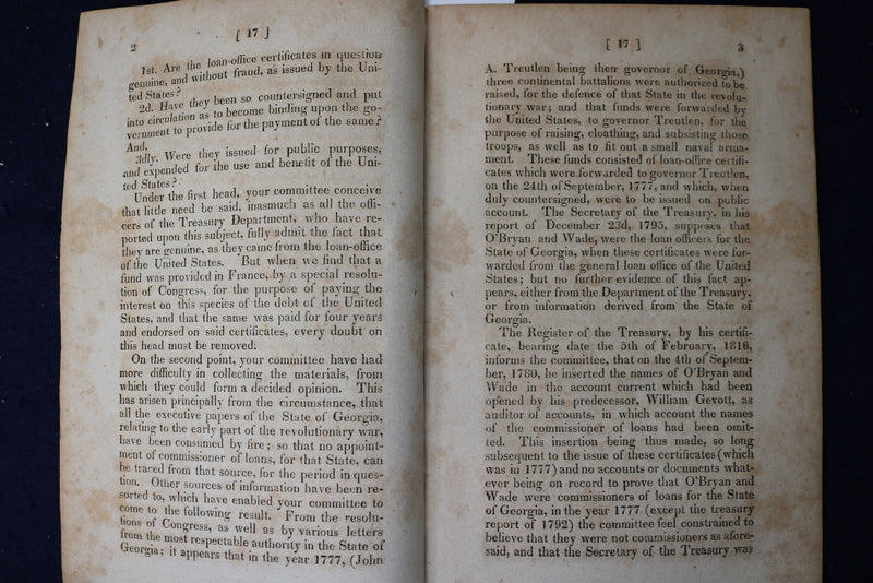 1816 JOHN DELAFIELD PETITION COMMITTEE REPORT SOFTCOVER BOOKLET - K 1405