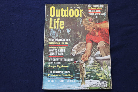 1963 JULY OUTDOOR LIFE MAGAZINE - FISHING, HUNTING, CAMPING - E 9070