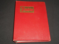1958 TRAINS MAGAZINES BOUND VOLUME LOT OF 11 ISSUES - NICE COVERS - KD 2133A