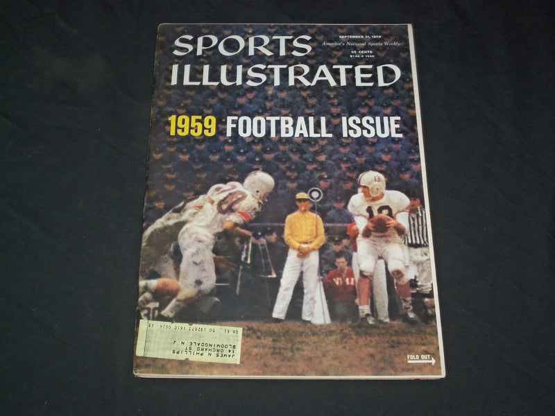 1959 SEPTEMBER 21 SPORTS ILLUSTRATED MAGAZINE - COLLEGE FOOTBALL - SP 8941