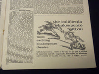 1955-1969 THE SHAKESPEARE NEWSLETTER MAGAZINE LOT OF 10 ISSUES - O 3638B