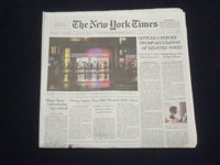 2020 NOV 13 NEW YORK TIMES - OFFICIALS REBUKE TRUMP ACCUSATION OF DELETED VOTES