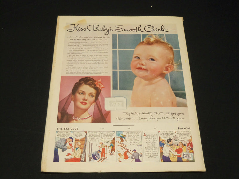 1939 JANUARY LADIES HOME JOURNAL MAGAZINE - BEAUTIFUL FRONT COVER - F 356
