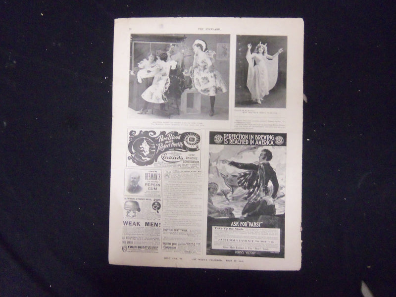 1897 JUNE 26 THE STANDARD MAGAZINE - IN AN ALL-NIGHT RESTAURANT - ST 3229