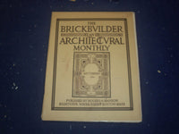 1906 SEPTEMBER THE BRICKBUILDER MAGAZINE - AN ARCHITECTURAL MONTHLY - ST 258S