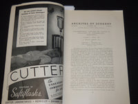 1942 ARCHIVES OF SURGERY BULLETINS LOT OF 3 - AMERICAN MEDICAL ASSOC. - O 2922F