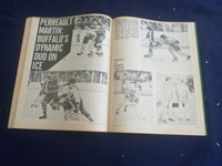 1973 FEBRUARY HOCKEY PICTORIAL MAGAZINE -R. MARTIN & G. PERREAULT COVER -ST 200Z
