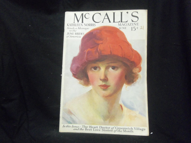 1921 JUNE MCCALL'S MAGAZINE - GREAT PHOTOS AND ADS - ST 1135