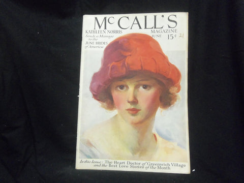 1921 JUNE MCCALL'S MAGAZINE - GREAT PHOTOS AND ADS - ST 1135