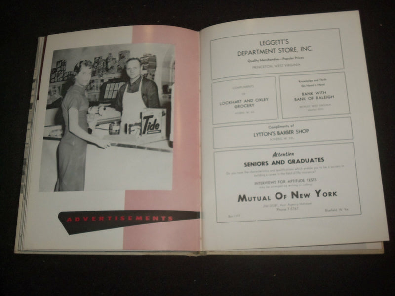1958 PINE TREE CONCORD COLLEGE YEARBOOK - ATHENS, WEST VIRGINIA - YB 1974