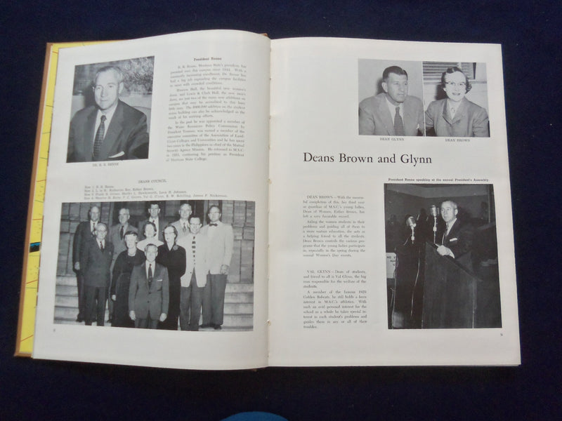 1956 MONTANAN MONTANA STATE UNIVERSITY YEARBOOK - BOZEMAN, MONTANA - YB 3098