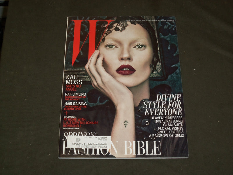 2012 MARCH W MAGAZINE - KATE MOSS COVER - B 3460