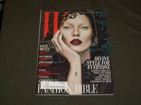 2012 MARCH W MAGAZINE - KATE MOSS COVER - B 3460