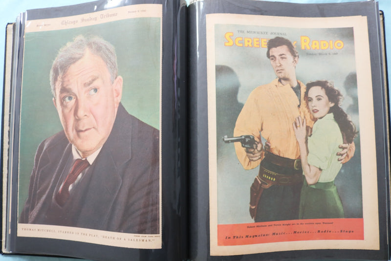 MOVIE STAR MAGAZINE PHOTOS SCRAPBOOK - EDGAR BERGEN - RAY MILLAND - #14