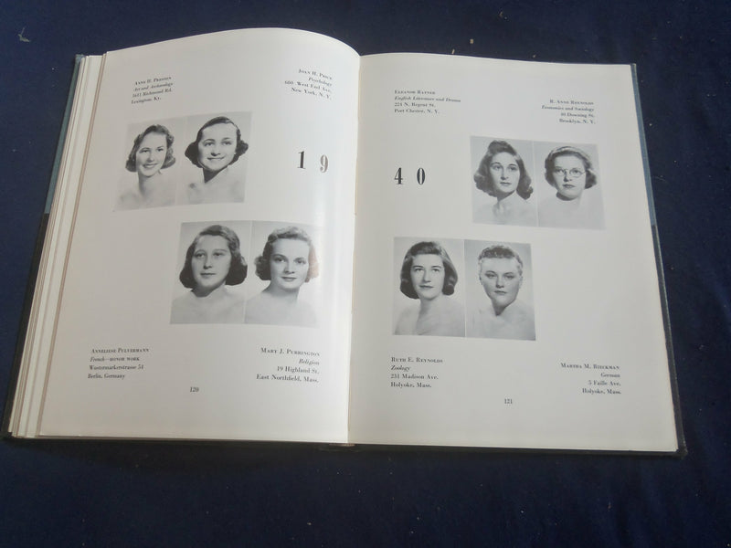 1940 LLAMARADA MOUNT HOLYOKE COLLEGE YEARBOOK - SOUTH HADLEY, MA - YB 2704
