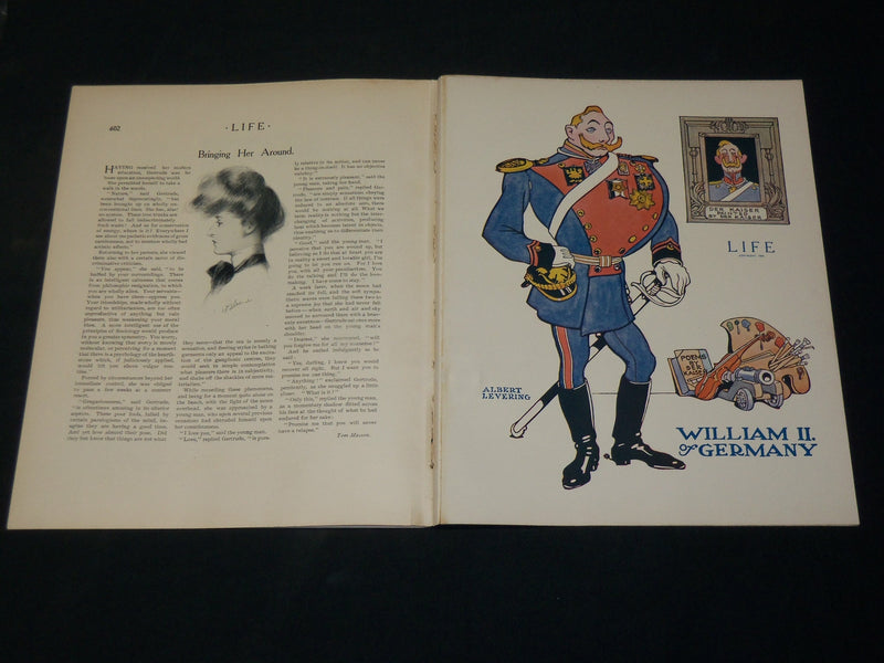 1905 MAY 25 LIFE MAGAZINE - NICE COVER - WILLIAM II OF GERMANY COLOR - B 4589E