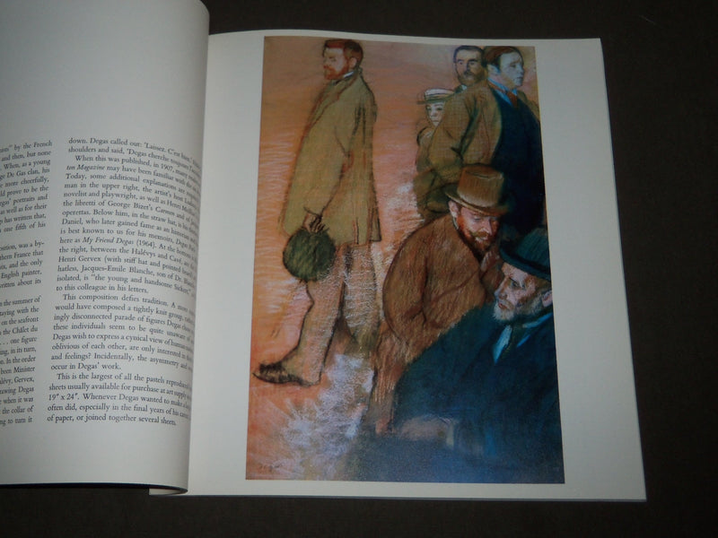 1977 DEGAS PASTELS SOFTCOVER ART CATALOG BY ALFRED WERNER -NICE PRINTS - KD 5064