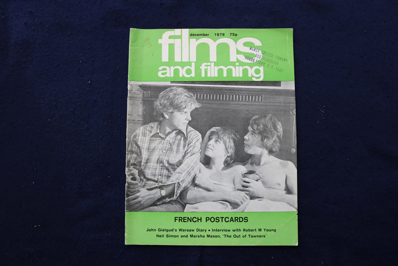 1979 DECEMBER FILMS AND FILMING MAGAZINE - FRENCH POSTCARDS COVER - E 18018