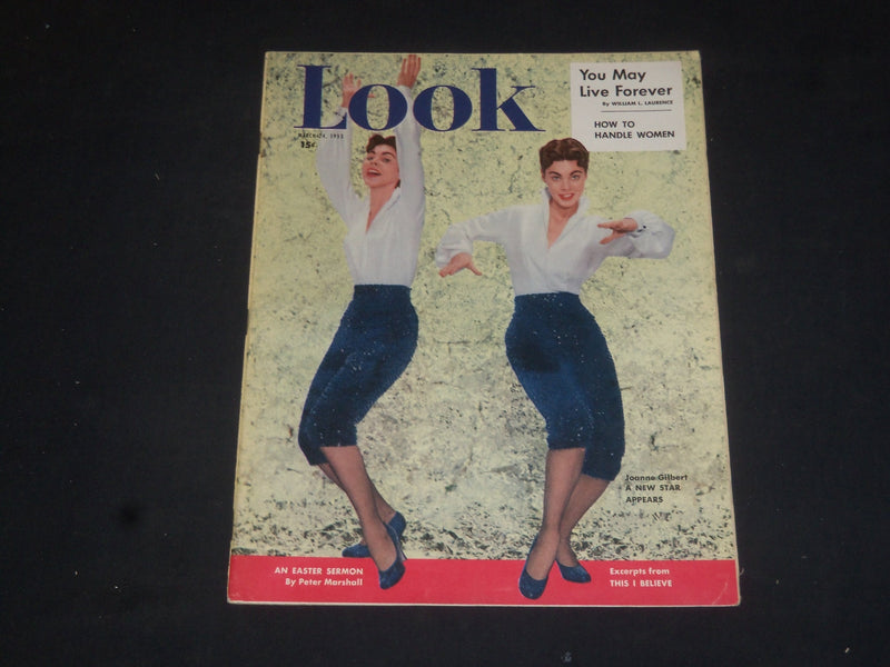 1953 MARCH 24 LOOK MAGAZINE - JOANNE GILBERT, A NEW STAR APPEARS COVER- SP 8043