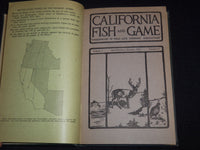1914-1929 CALIFORNIA FISH AND GAME MAGAZINE BOUND VOLUME LOT OF 14 - KD 1A