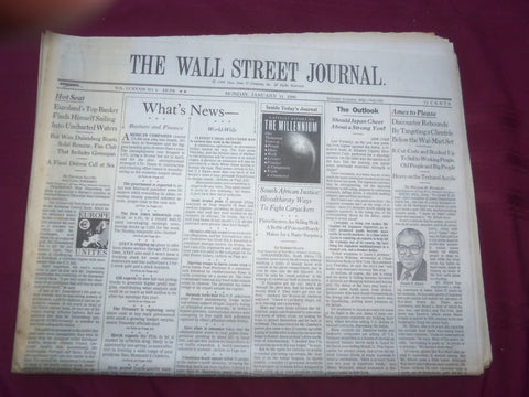 1999 JAN 11 THE WALL STREET JOURNAL - SHOULD JAPAN CHEER ABOUT STRONG YEN- WJ 20