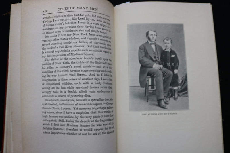 1925 CITIES OF MANY MEN HARDCOVER BOOK BY H. C. CHATFIELD-TAYLOR- KD 9477