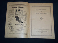 1929 LANDMARKS OF NEW ENGLAND BOOK - LYNN MASSACHUSETTS - J 8523