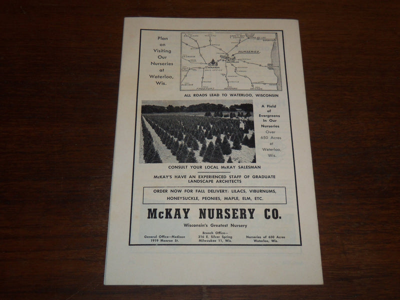 1956 APRIL WISCONSIN HORTICULTURE MAGAZINE - THE BLUE JAY COVER - K 1121