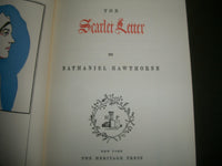1946 SCARLET LETTER BOOK BY NATHANIEL HAWTHRONE WITH SLIP CASE - KD 596