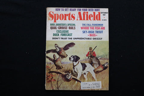 1967 SEPTEMBER SPORTS AFIELD MAGAZINE - BIRD SHOOTER'S SPECIAL COVER - SP 4177G