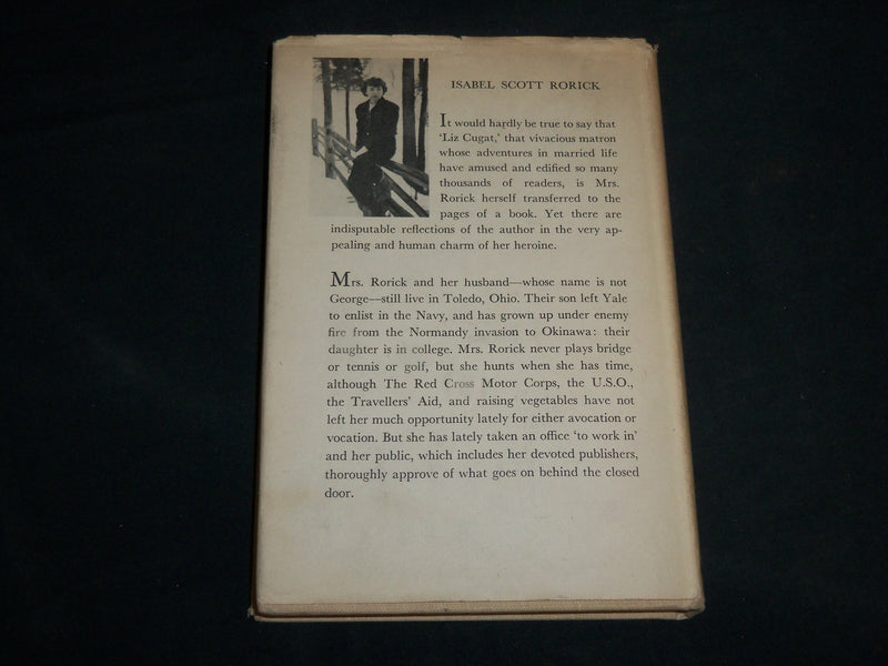 1945 OUTSIDE EDEN HARDCOVER BOOK BY ISABEL SCOTT RORICK - ALAJALOV - KD 7000