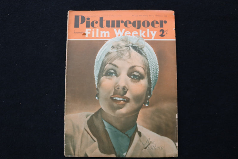 1939 OCTOBER 7 PICTUREGOER MAGAZINE - ANN SOTHERN COVER - E 26015