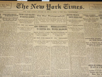 1915 JANUARY 24 NEW YORK TIMES - THAW'S TRIP HALTED BY BOSTON CROWDS - NT 7831