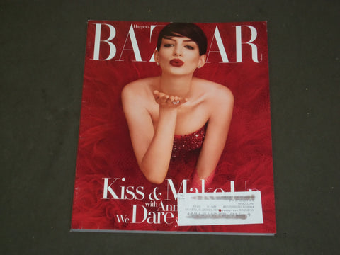2014 NOVEMBER HARPER'S BAZAAR MAGAZINE - ANNE HATHAWAY COVER - B 3670