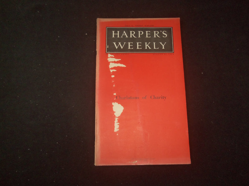 1914 AUGUST 15 HARPER'S WEEKLY MAGAZINE - CLARLATANS OF CHARITY - SP 1520B