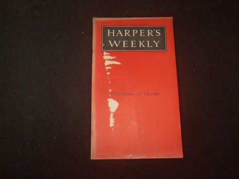 1914 AUGUST 15 HARPER'S WEEKLY MAGAZINE - CLARLATANS OF CHARITY - SP 1520B