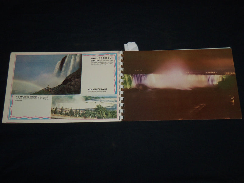 1955 NIAGARA FALLS AMERICA'S WONDERLAND IN NATURAL COLOR BOOK - J 8704