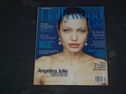 2003 JULY/AUGUST HOLLYWOOD LIFE MAGAZINE - ANGELINA JOLIE COVER - CW 767