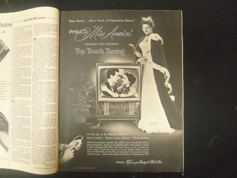 1955 NOVEMBER 11 COLLIER'S MAGAZINE - EISENHOWER COVER - ST 4535