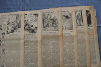 1943 NEW YORK DAILY NEWS CENTERFOLDS - WORLD WAR II - LOT OF 171 - O 3829