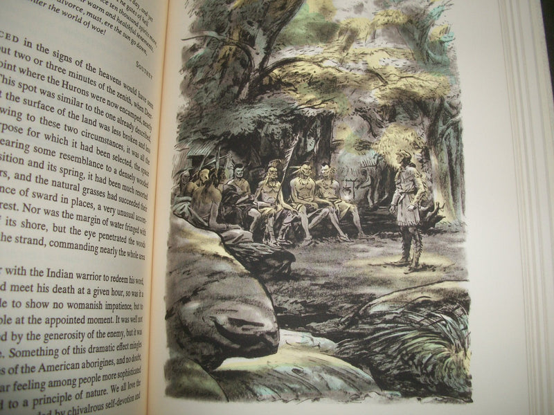 1961 DEERSLAYER BOOK BY JAMES FENNIMORE COOPER WITH SLIP CASE - KD 604